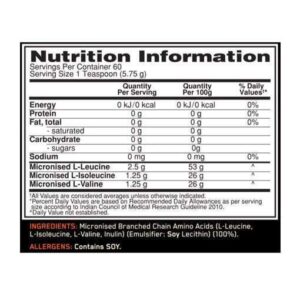 Optimum Nutrition (ON) Instantized BCAA 5000 Powder