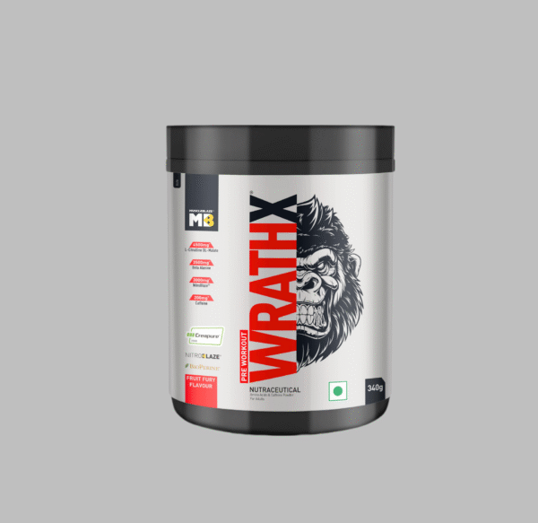 MuscleBlaze Pre Workout WrathX, 340 g (0.75 lb)